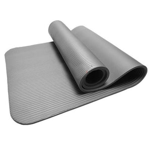 173 x 61 x 1cm 10MM Thick Yoga mats fitness environmental tasteless Lose Weight Exercise fitness yoga gymnastics mats Indoor #E0