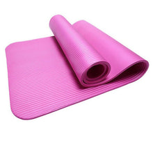 173 x 61 x 1cm 10MM Thick Yoga mats fitness environmental tasteless Lose Weight Exercise fitness yoga gymnastics mats Indoor #E0