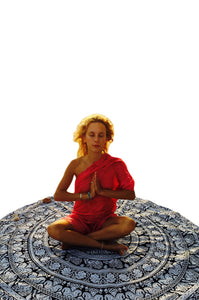 Beautiful Round Mandala Roundie Yoga Mat
